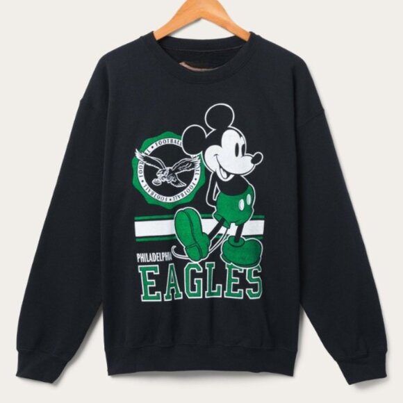 Philadelphia Eagles Mickey shirt sweatshirt hoodie vintage retro 90s collection - Picture 1 of 2